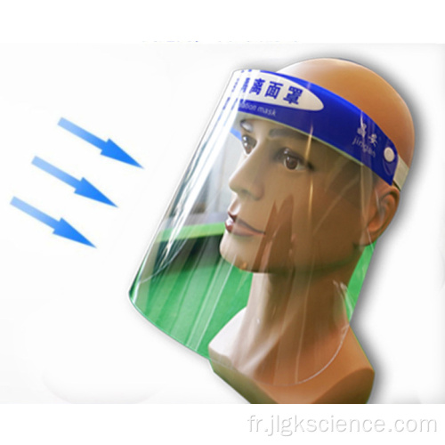 Bouclier facial médical avec casque